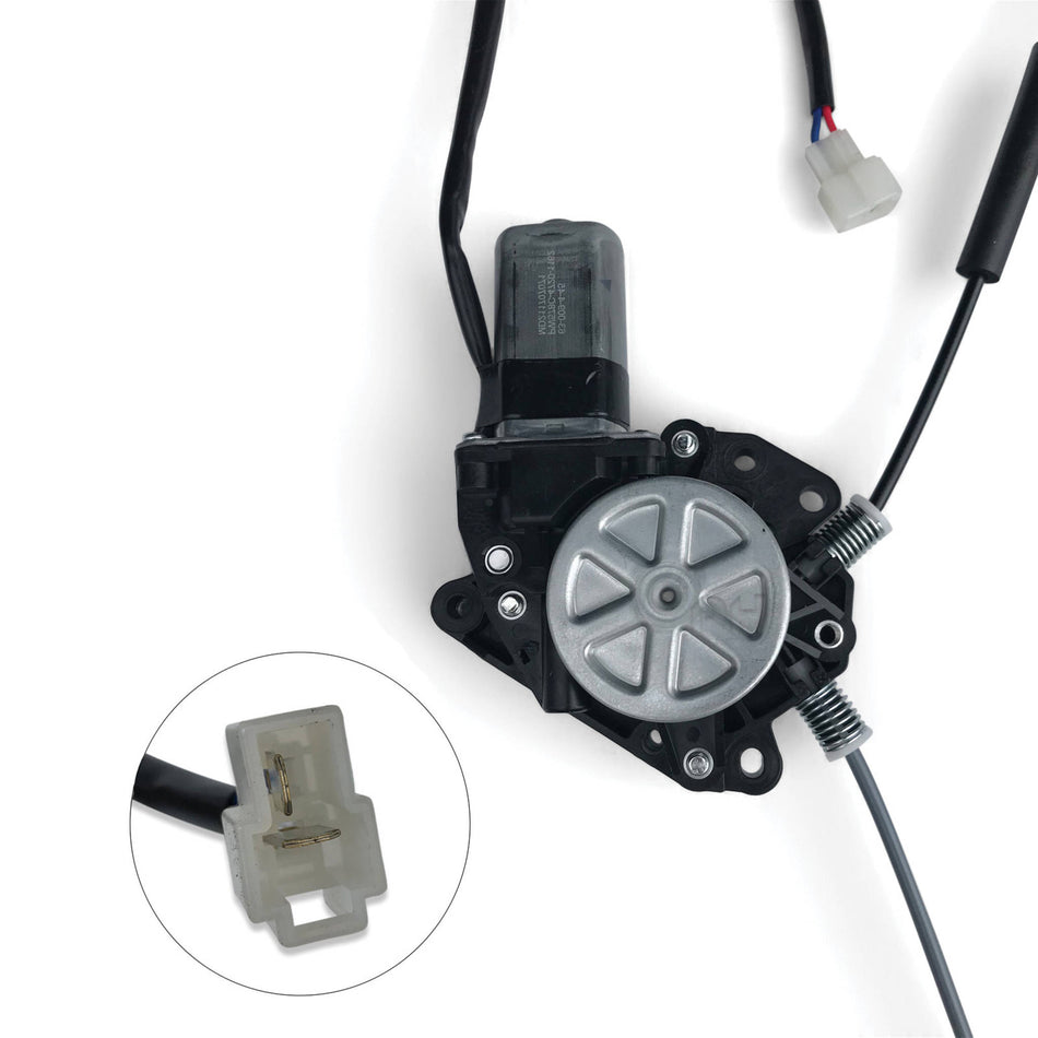 Window Regulator Electric LEFT Rear Motor fits Mitsubishi Pajero 1991-2000