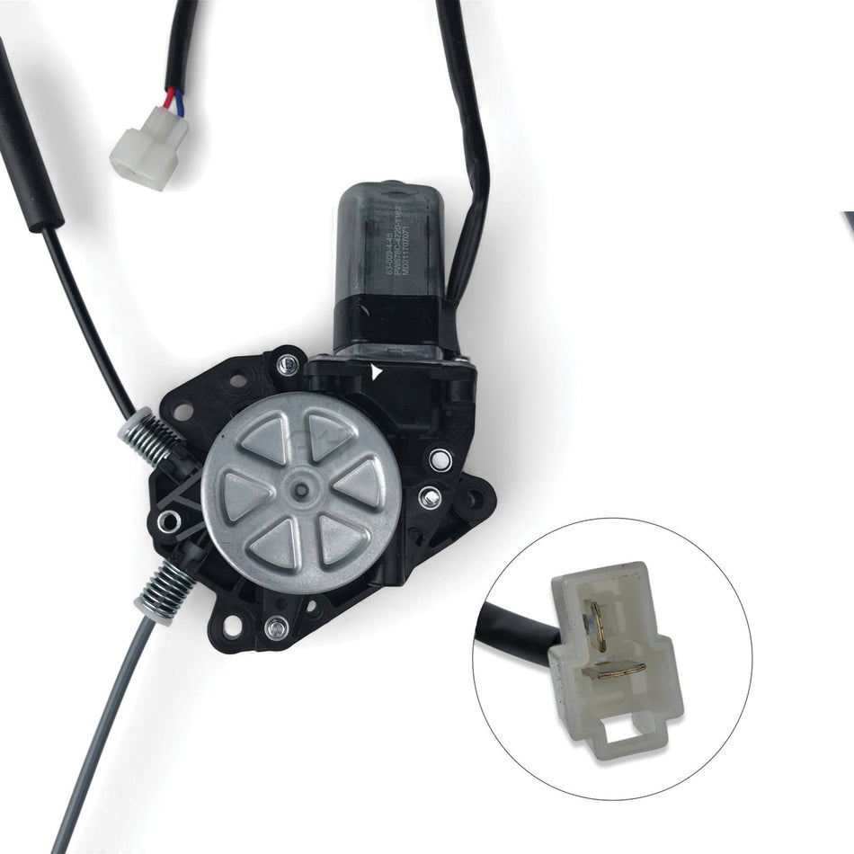 Window Regulator Electric RIGHT Rear Motor fits Mitsubishi Pajero 1991-2000