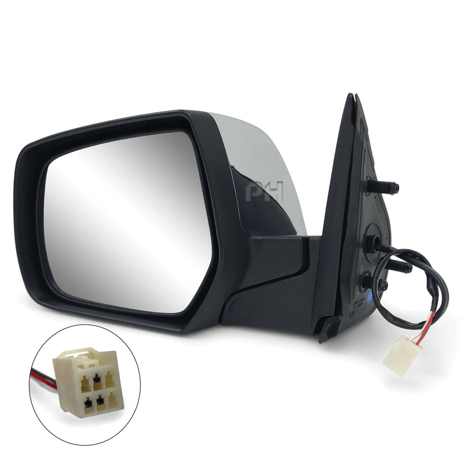 Door Mirror Chrome Electric LEFT fits Mazda BT50 & Ford Ranger PJ PK 2006 - 2011