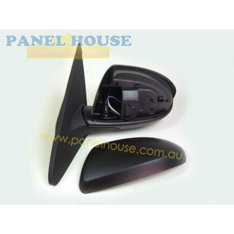 Black Electric Door Mirror With Cover fits Mazda 3 BL 09 - 13 Left Hand