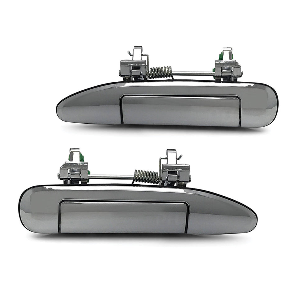 Outer Door Handles PAIR Chrome Fits Nissan Patrol GU Wagon 1997 - 2004