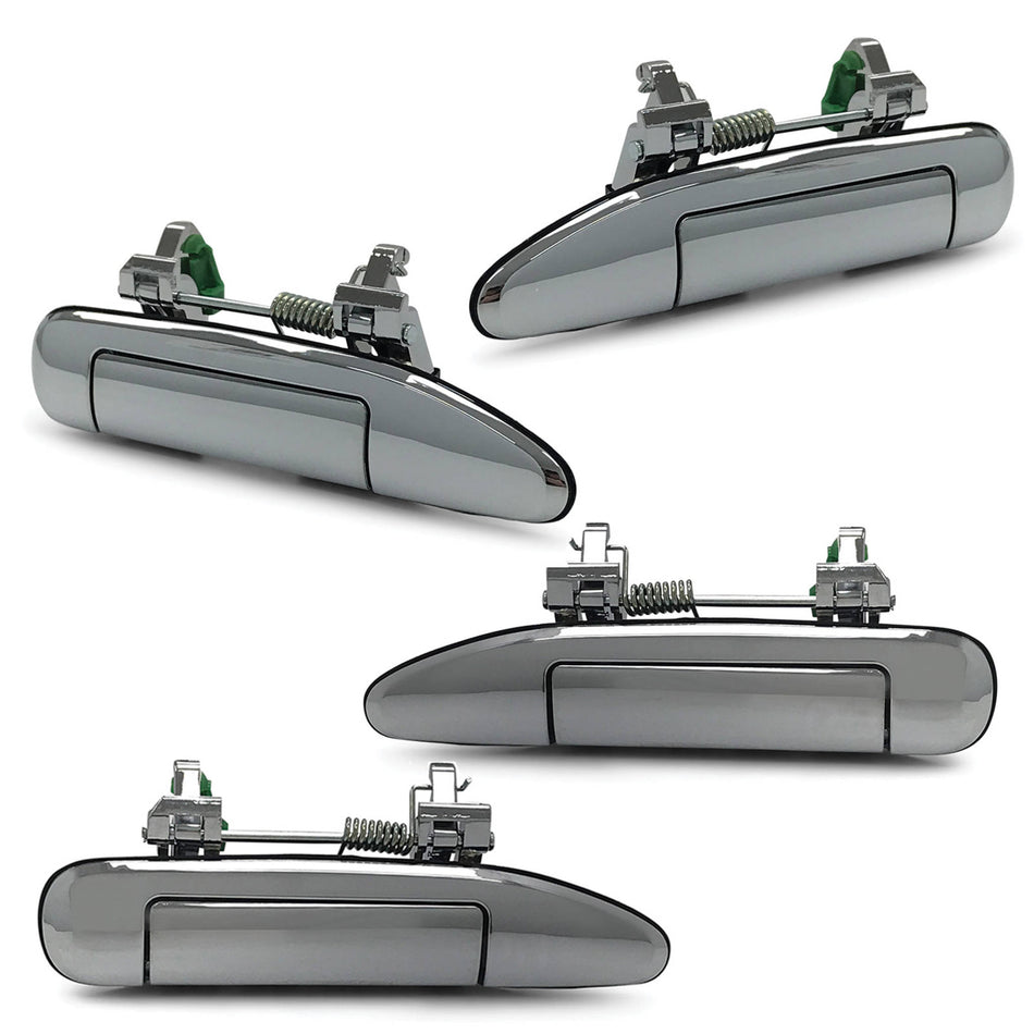 Outer Door Handle SET Chrome Fits Nissan Patrol GU Wagon 1997 - 2004