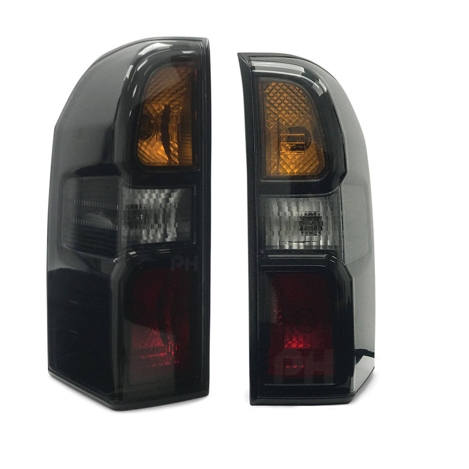 Tail Lights Black Upgrade Dubai Style Fits Nissan GU Patrol Y61 Wagon 2004 - 2016