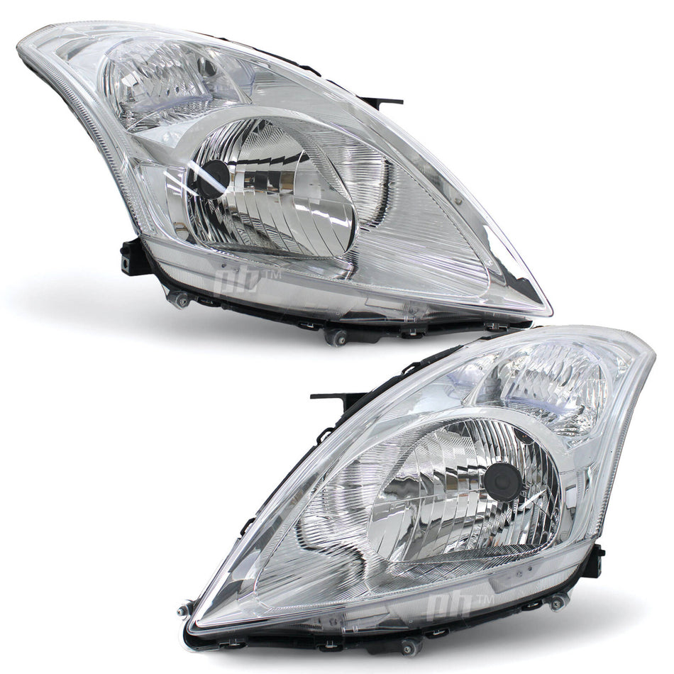 Headlights Pair fits Suzuki Swift FZ Hatch 2010 - 2017