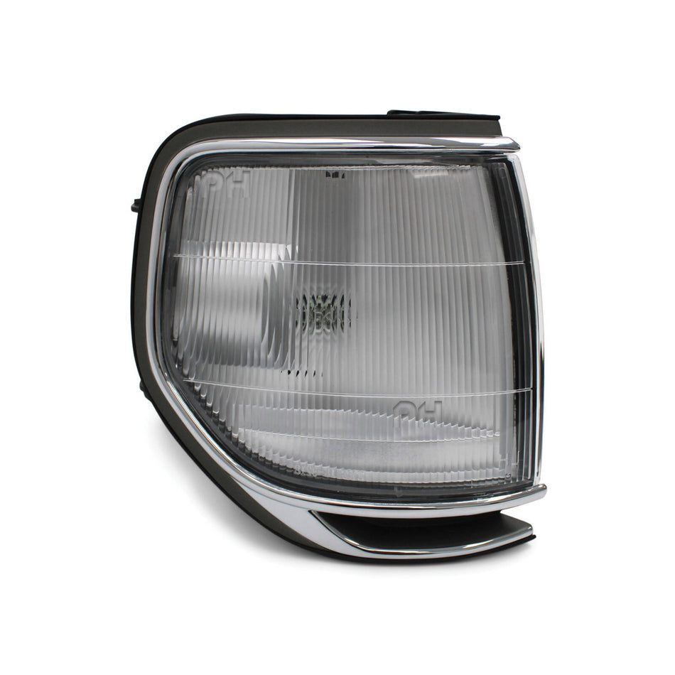 Corner Park Lights PAIR Chrome Fits Toyota Landcruiser 80 Series 1990 - 1997