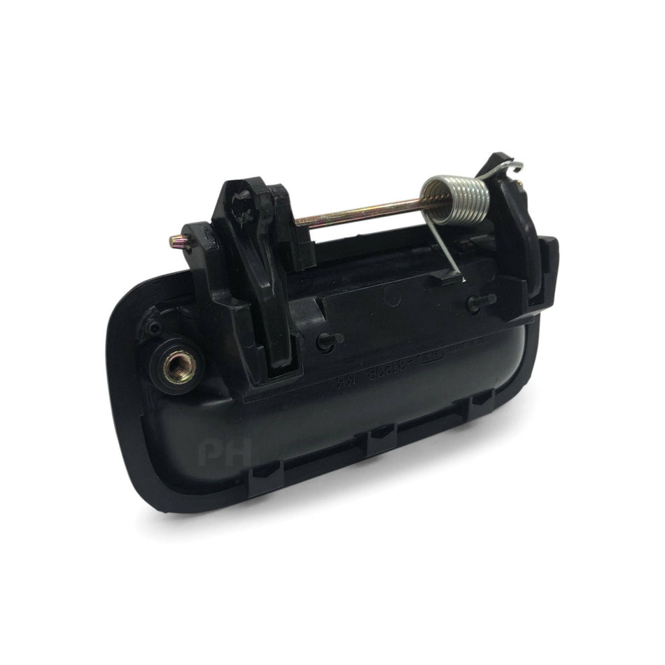 Outer Door Handles PAIR Rear Black Fits Toyota Hilux 1988 - 2005