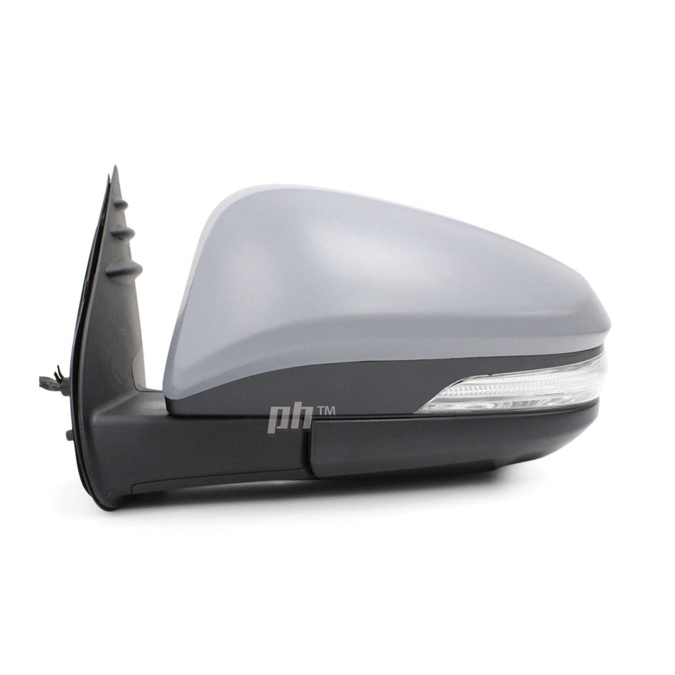 Door Mirror LEFT Primed Electric Indicator Fits Toyota Hilux N80 03/15 - 08/17 SR