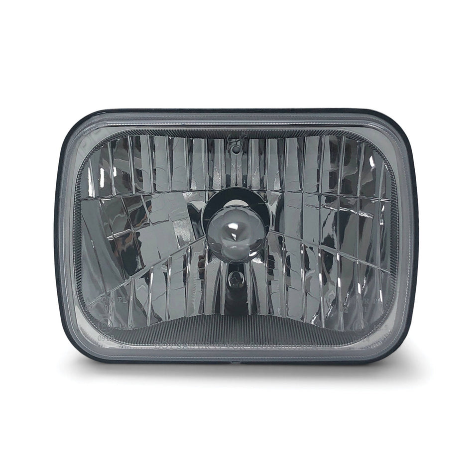 Headlights PAIR 7x5 Inch with Park Light & H4 Super Bright Bulbs ADR Approved