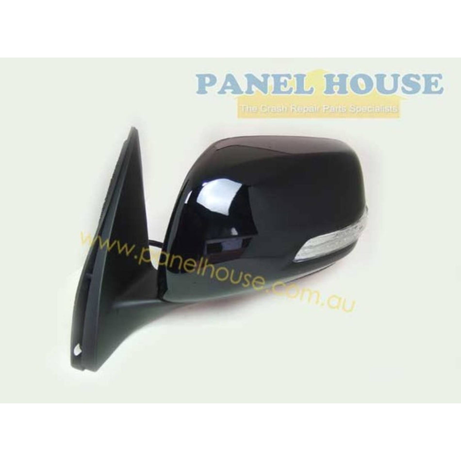 Door Mirrors PAIR Black Electric Fits Toyota Landcruiser Prado 150 Series 2009 - 2013