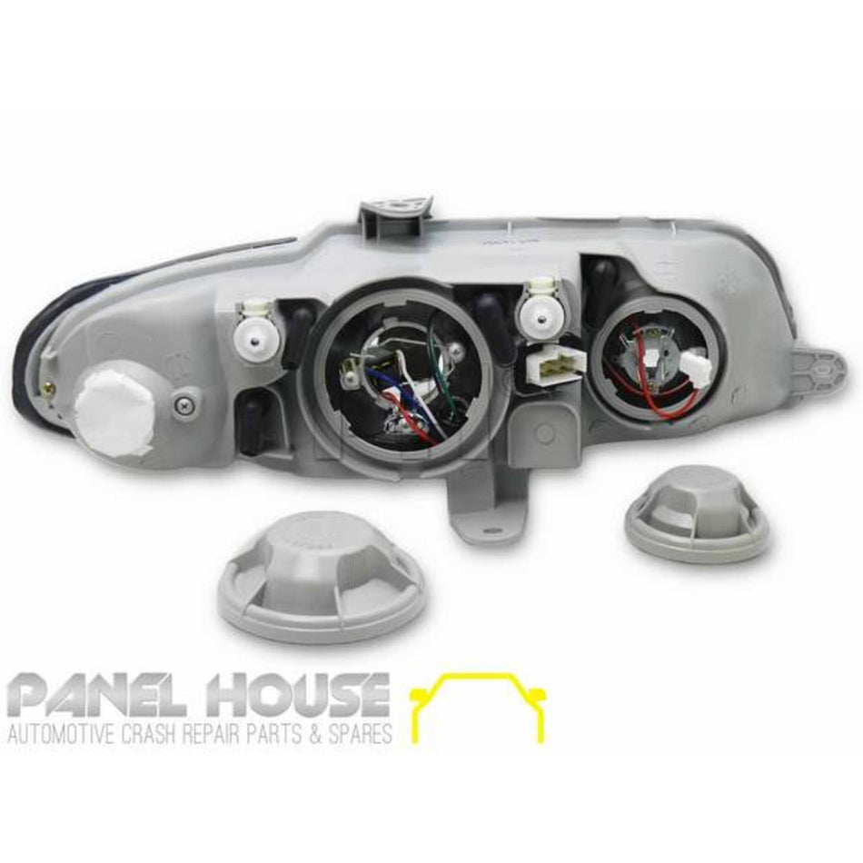 Headlight LEFT Chrome fits Holden Commodore VX VU 2000 - 2002