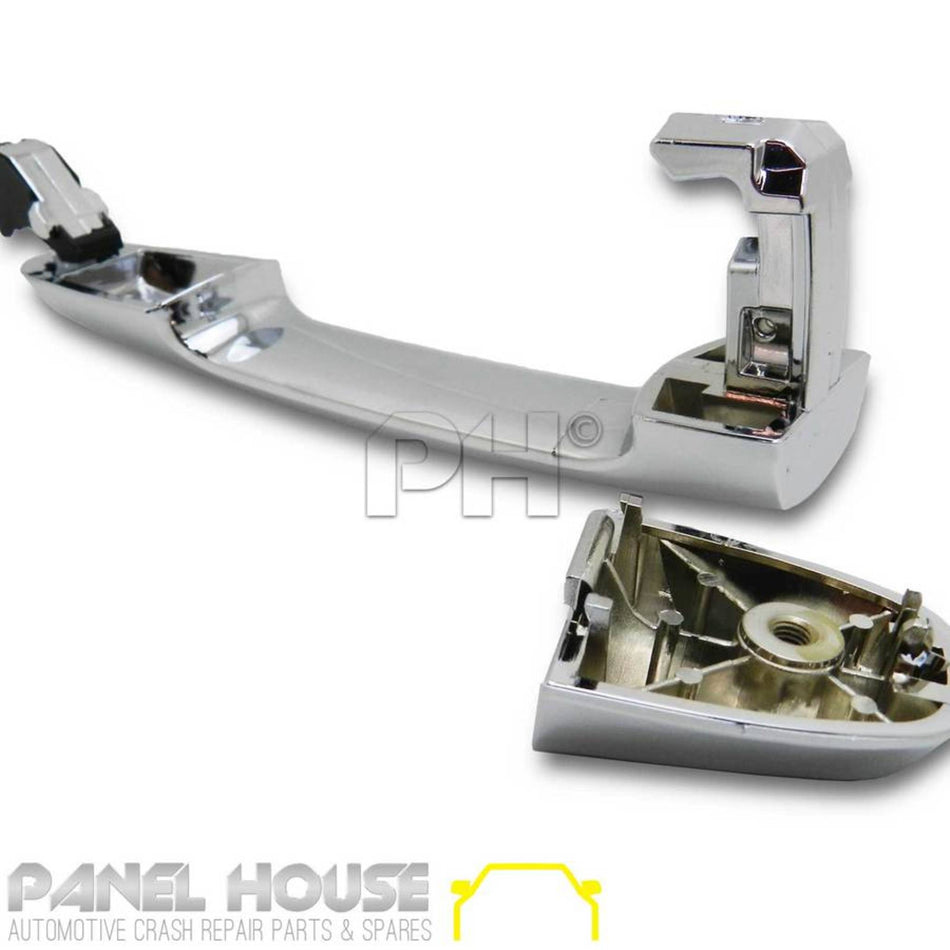 Outer Door Handle LEFT / RIGHT Rear Chrome Fits Toyota Hilux N70 2005 - 2015