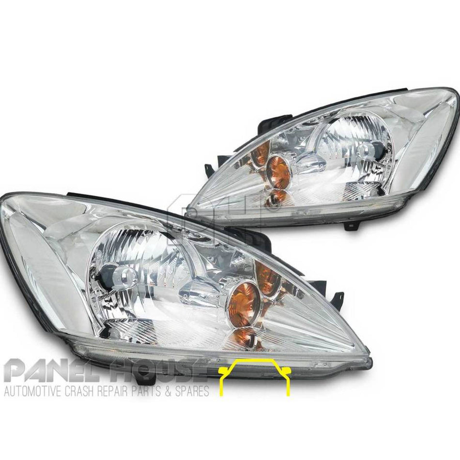 Headlights PAIR Fits Mitsubishi Lancer CH 2003 - 2007