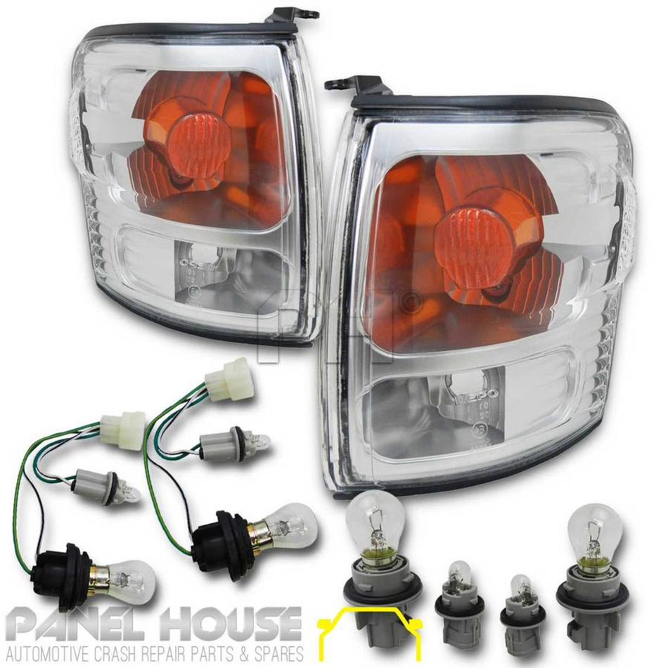 Corner Indicator Light PAIR With Wiring fits Toyota Hilux 2WD 4WD SR5 01-05