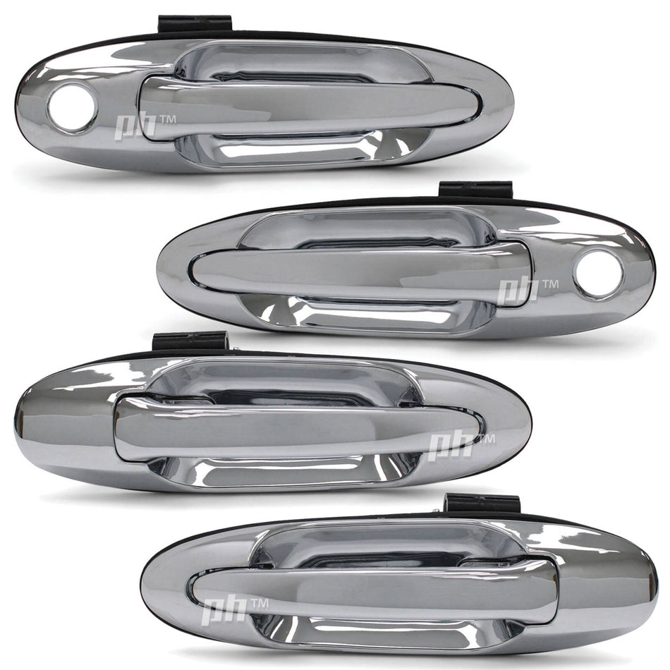 Outer Door Handle SET Chrome Fits Toyota Landcruiser 100 Series
