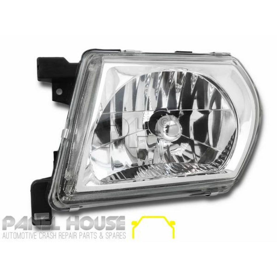 Headlight LEFT Fits Nissan Patrol GU Series 3 Wagon 2001 - 2004