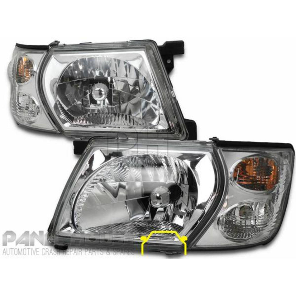 Headlights & Corner Lights SET fits Nissan Patrol GU Wagon 1997 - 2004