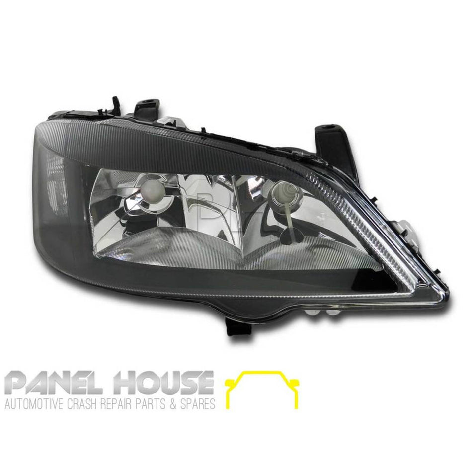 Headlight RIGHT Black ADR fits Holden TS Astra 1998 - 2004
