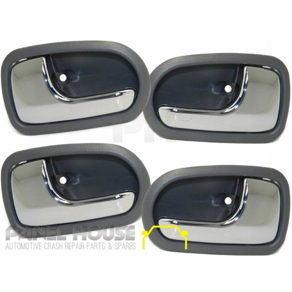 Interior Door Handle SET Fits Mazda 323 BJ Protege Astina 1998 - 2003