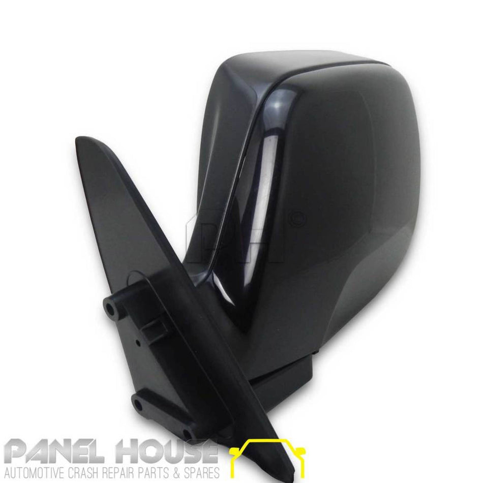 Door Mirror LEFT Manual Black Fits Toyota Landcruiser 80 Series 90-97