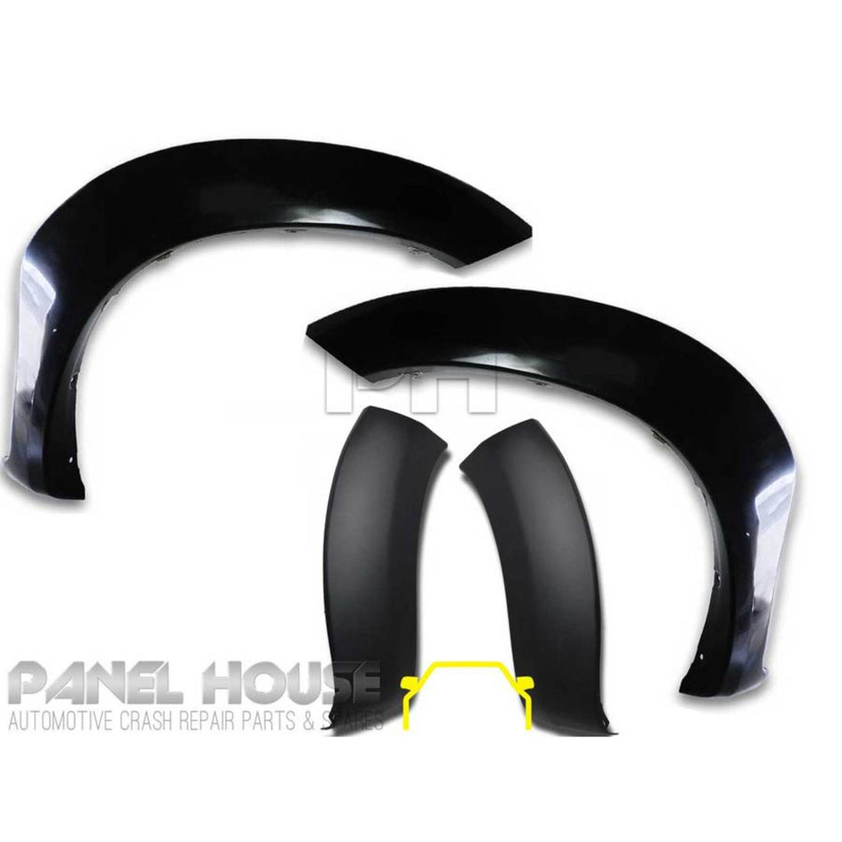Front Fender Guard Flare SET OEM Style Fits Toyota Hilux SR5 N70 2011 - 2015