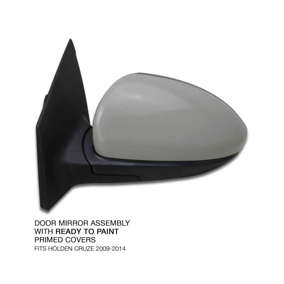 Door Mirror LEFT Electric With Covers fits Holden Cruze JG JH 2009-2014