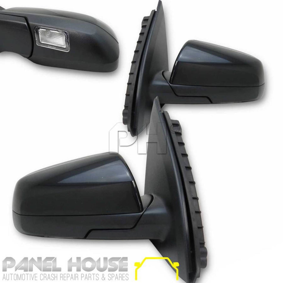 Door Mirrors PAIR Electric With Puddle Light fits Holden VE Commodore 2006 - 2013