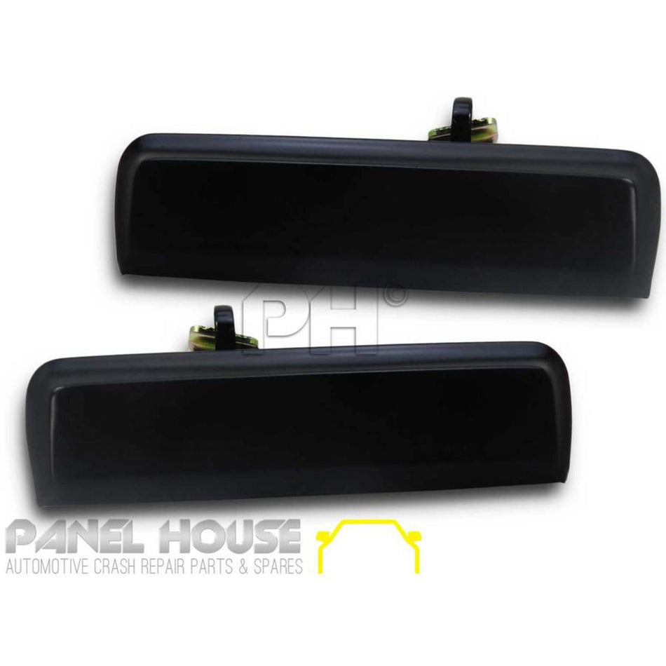 Outer Door Handles PAIR Front Black fits Ford Falcon XD XE XF 1979 - 1987