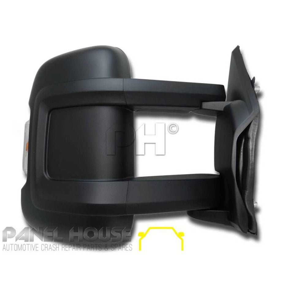 Door Mirror RIGHT Electric Long Arm Suit MOTORHOME fits Fiat Ducato 06-13