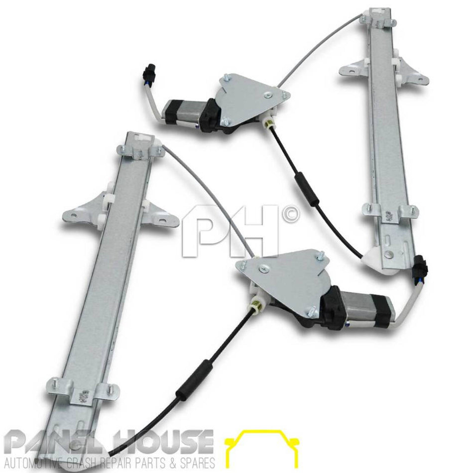 Window Regulator & Power Motor PAIR Front fits Hyundai Getz 5 Door 02-11