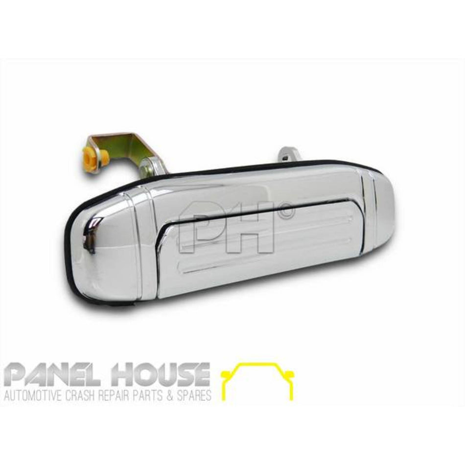 Outer Door Handle RIGHT Rear Chrome fits Mitsubishi Pajero NL 1997 - 2000