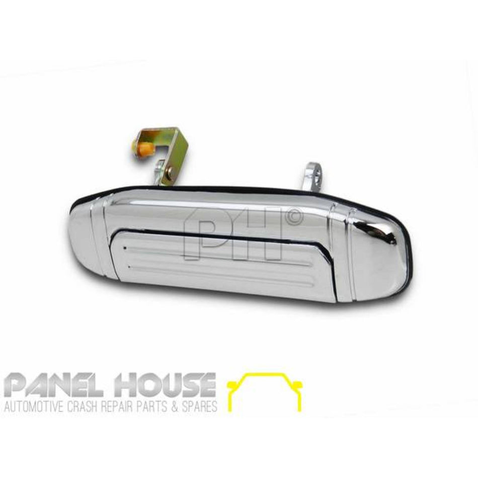 Outer Door Handle RIGHT Rear Chrome fits Mitsubishi Pajero NL 1997 - 2000