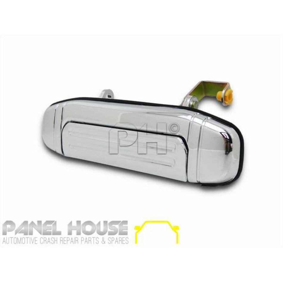 Outer Door Handle LEFT Rear Chrome fits Mitsubishi Pajero NL 1997 - 2000