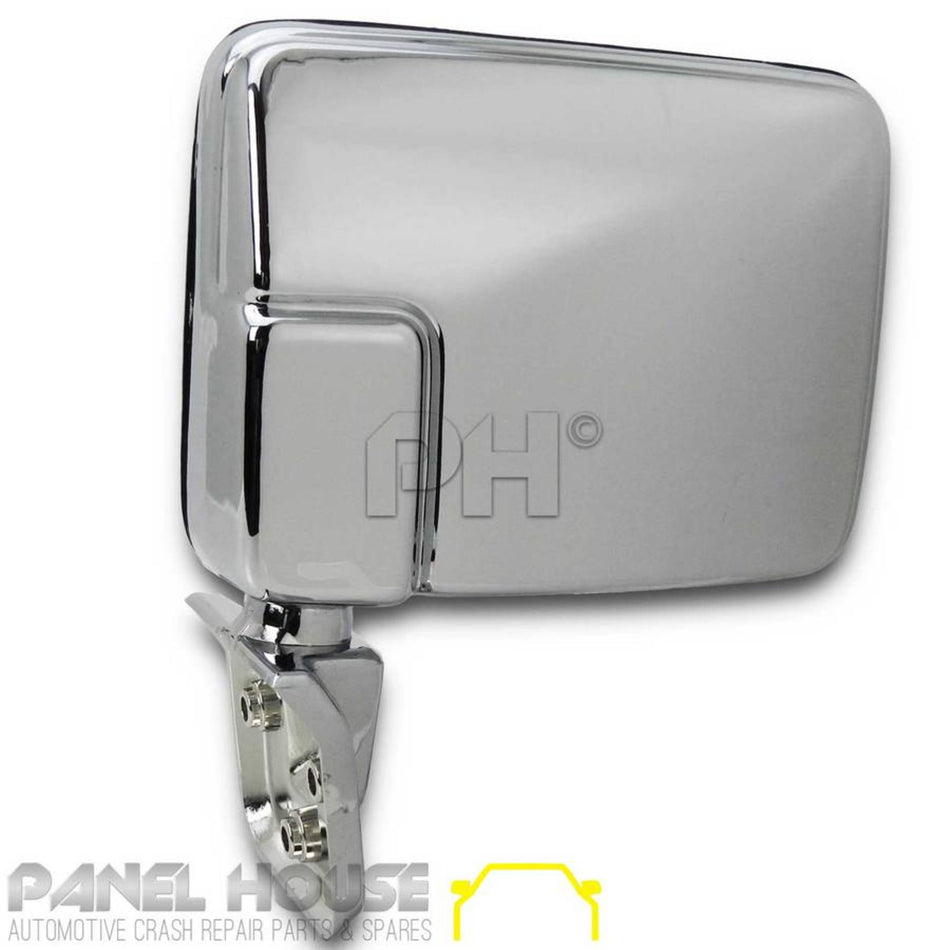 Door Mirror LEFT CHROME Skin Mount Type fits Mitsubishi Triton 86-96 ME-MJ