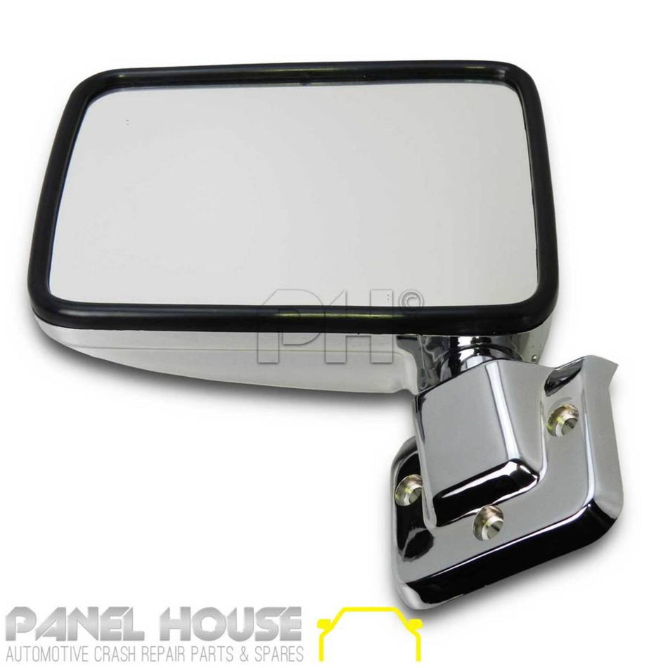 Door Mirror LEFT CHROME Skin Mount Type fits Mitsubishi Triton 86-96 ME-MJ
