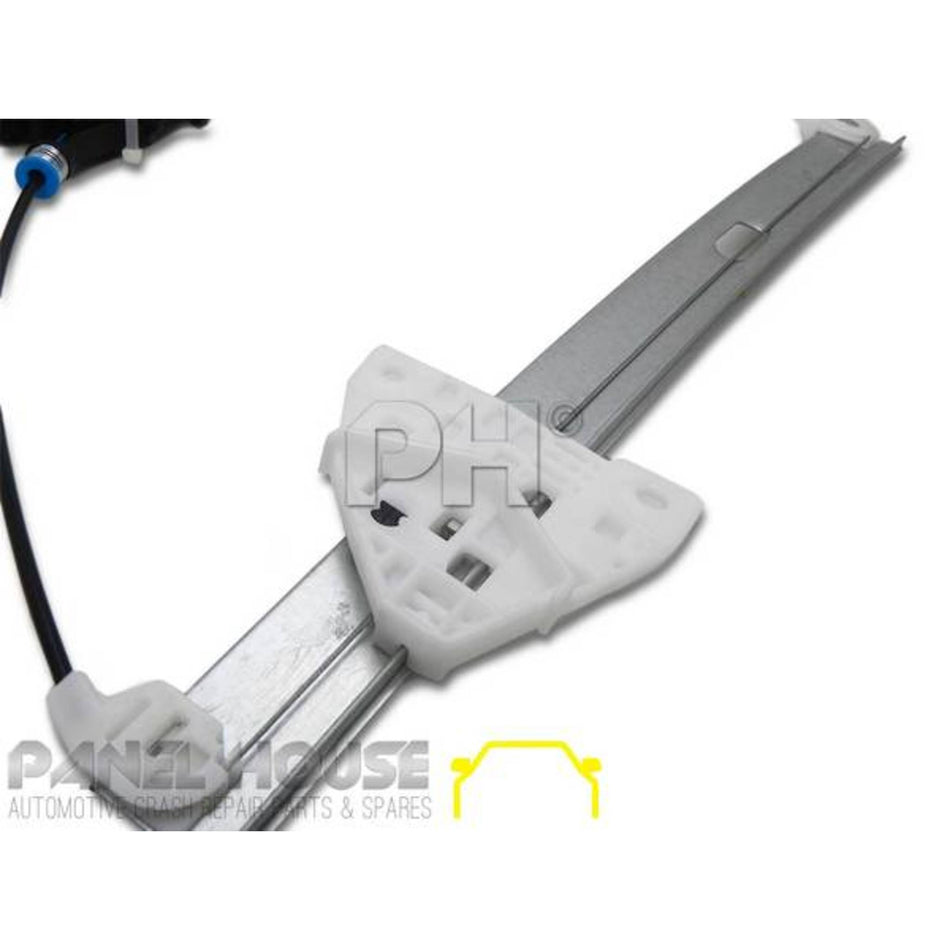 Window Regulators PAIR Electric Front fits Mazda 3 BK 2004-2009 Sedan Hatch