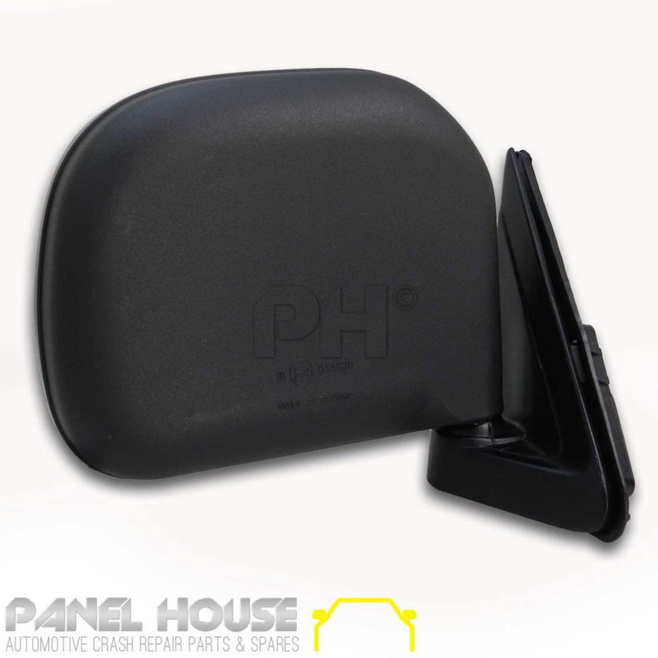 Door Mirror RIGHT Black Manual Fits Toyota Hiace 89-05 100 Series RH