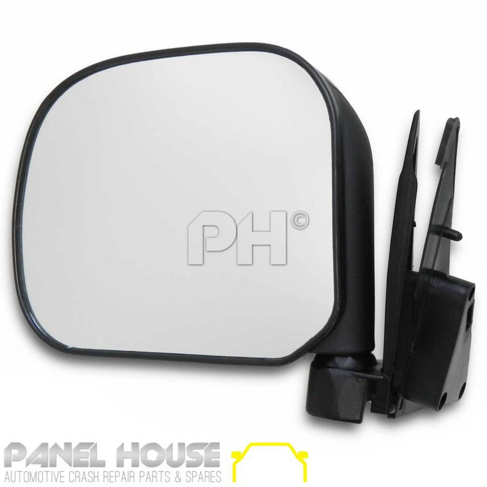 Door Mirror LEFT Black Manual Fits Toyota Hiace 89-05 100 Series RH