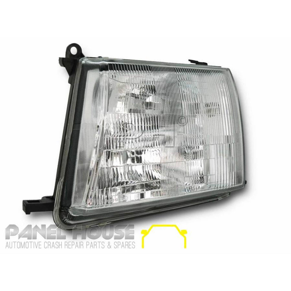 Headlight LEFT Glass ADR Fits Toyota Landcruiser 100 Series 1998 - 2005