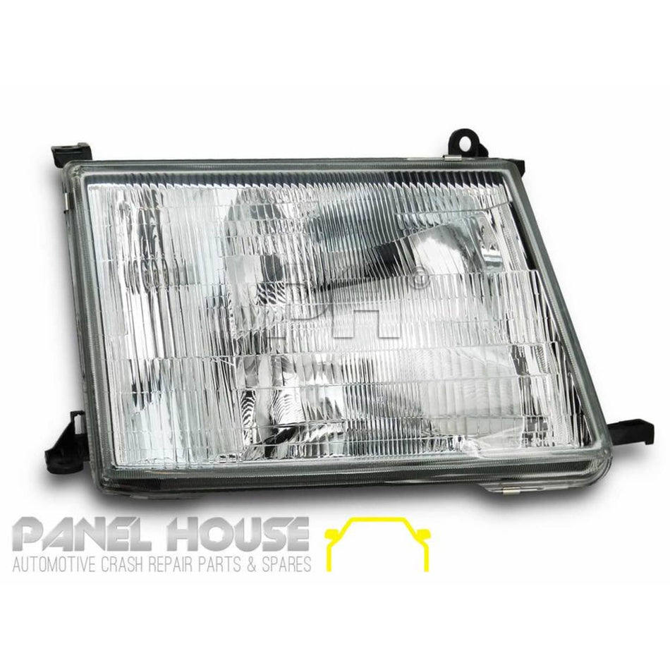 Headlight PAIR Glass ADR Fits Toyota Landcruiser 100 Series 1998 - 2005