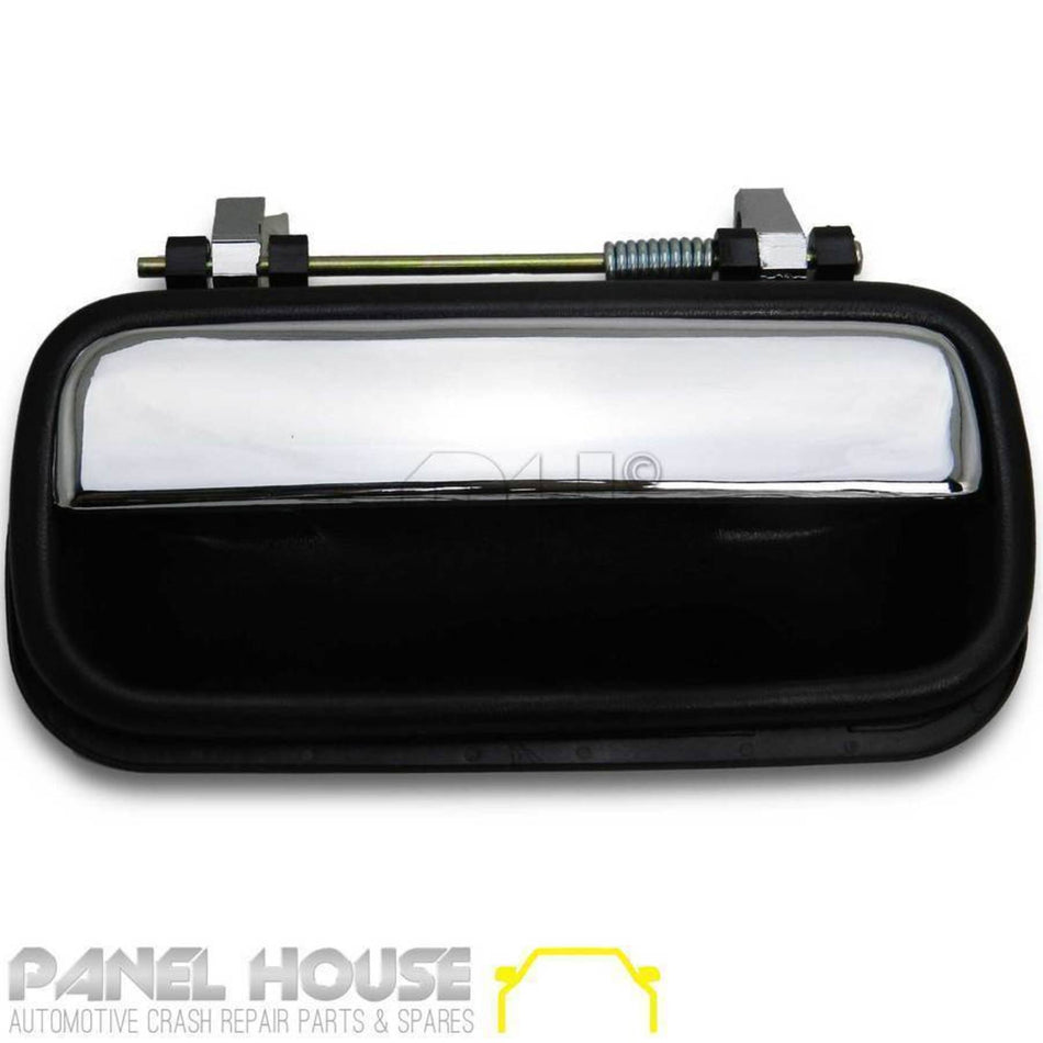 Outer Door Handle RIGHT REAR Chrome Black Fits Toyota Hilux Ute 1997-2001