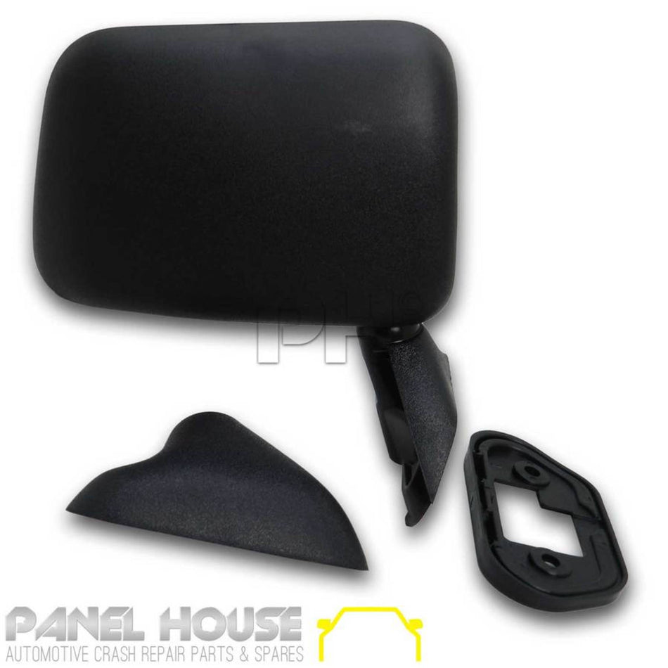 Door Mirror RIGHT Black Skin Mount Door with Cap RH  Fits Toyota Hilux 88-05