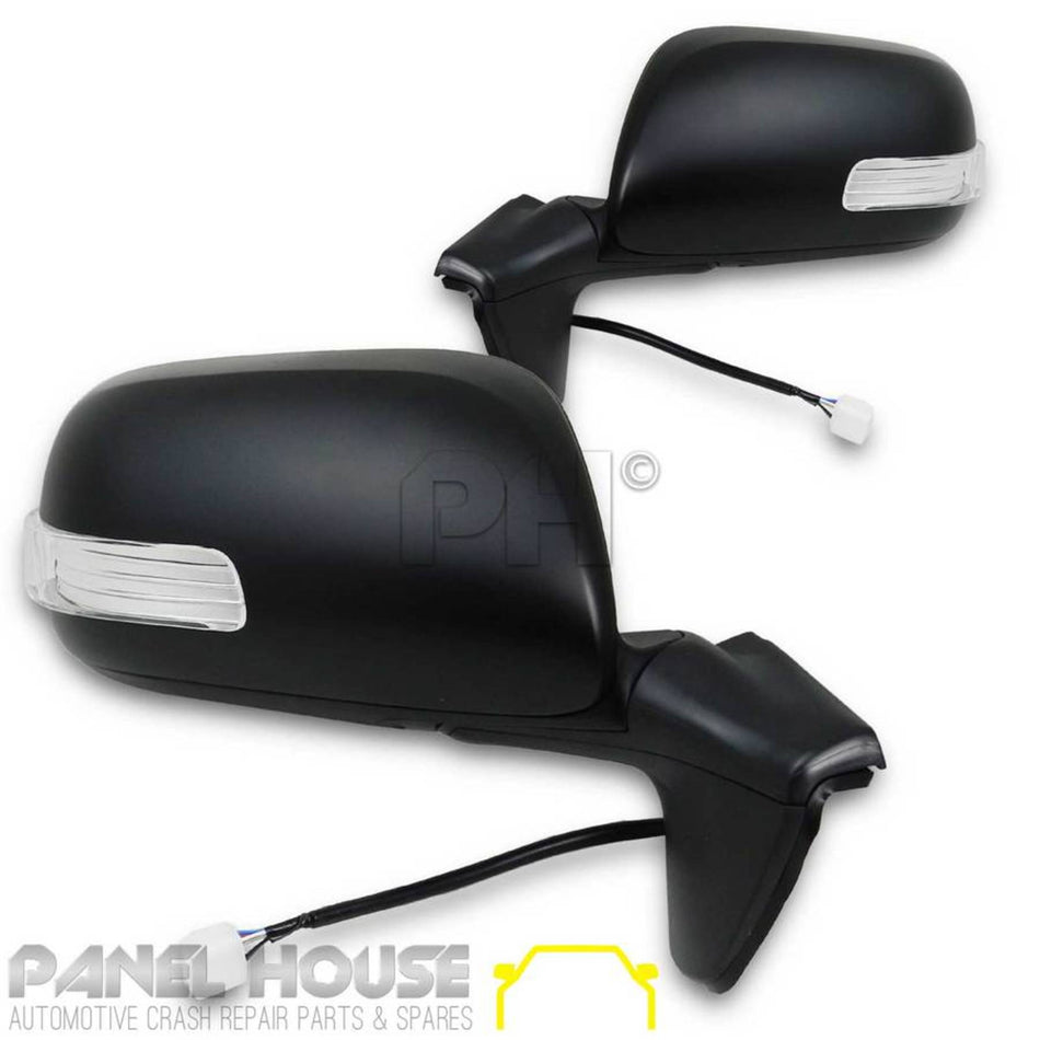 Door Mirrors PAIR Autofold Fits Toyota Corolla ZRE152 Hatch 2009 - 2012