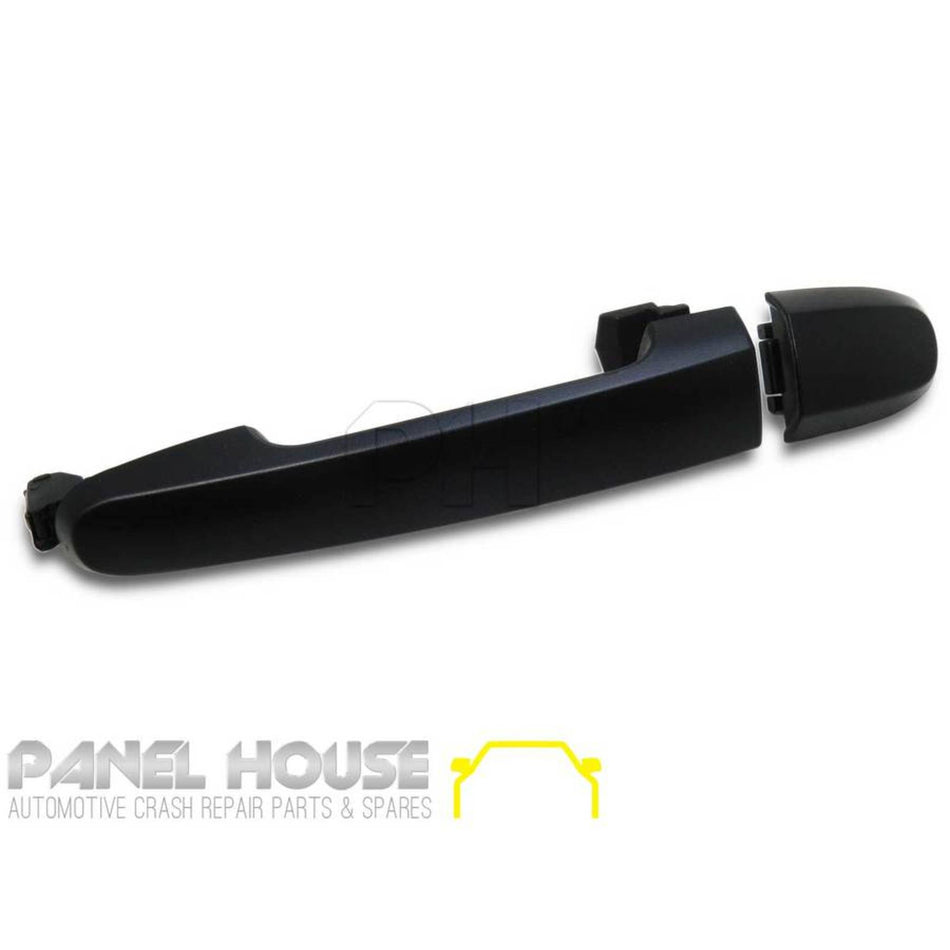 Outer Door Handle LEFT Front Black No KEYHOLE Fits Toyota Hilux N70 2005 - 2015
