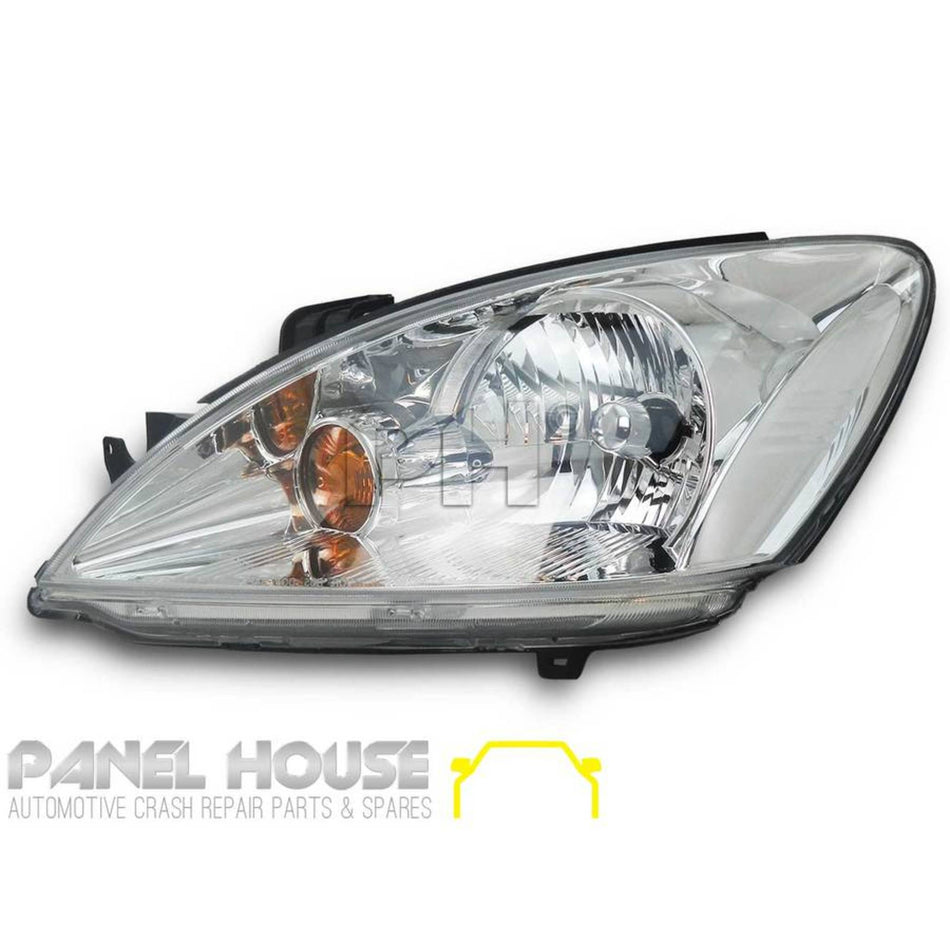Head Light Clear Chrome PAIR fits Mitsubishi Lancer CH Sedan Wagon 03-07
