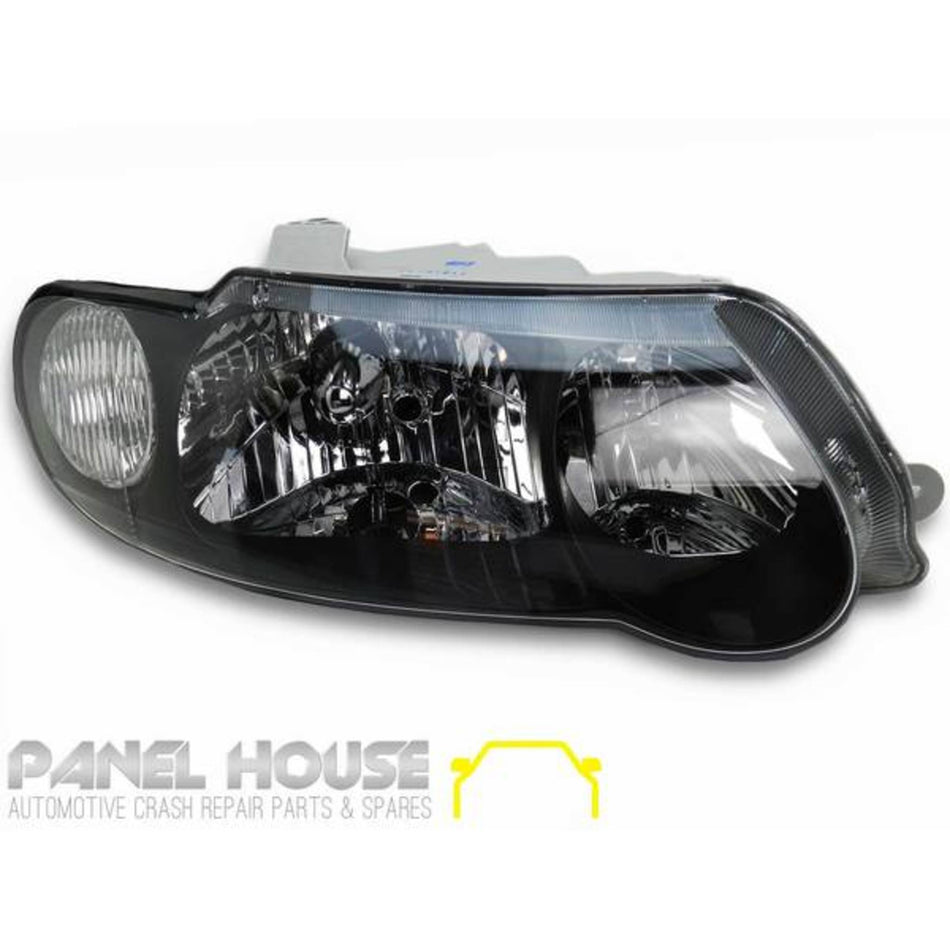 Headlight RIGHT Black SS Style fits Holden Commodore VX VU 2000 - 2002