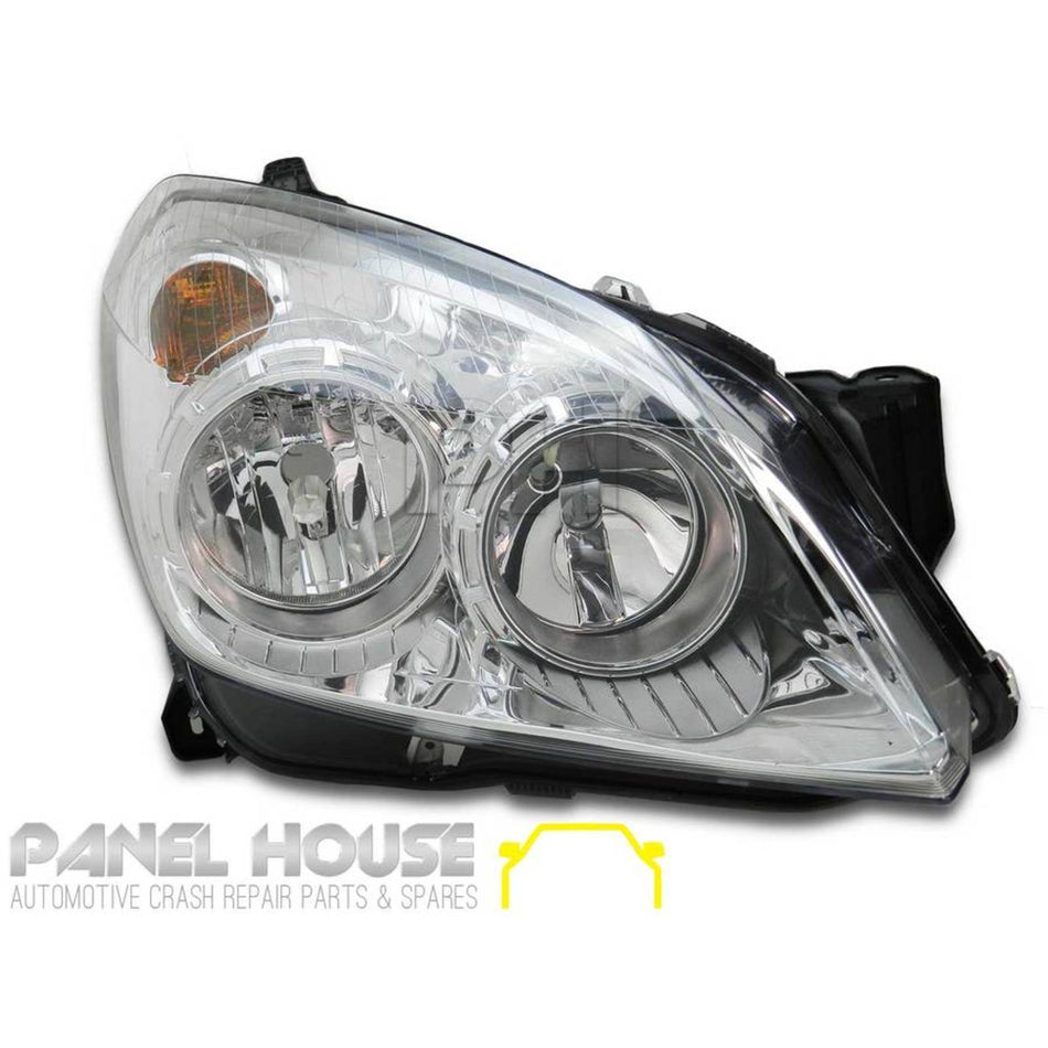 Headlight RIGHT Chrome fits Holden AH Astra 2006 - 2009