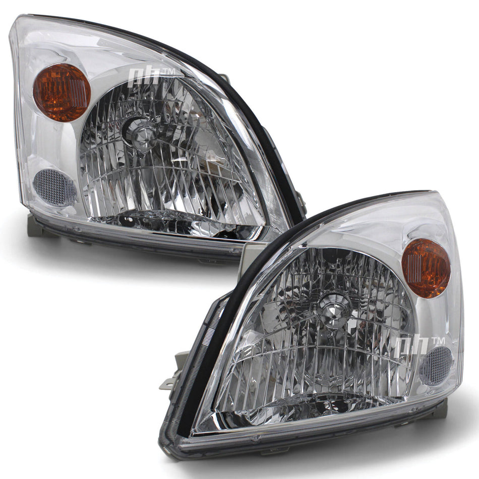 Headlight PAIR ADR Fits Toyota Landcruiser Prado 120 Series 2002 - 2009