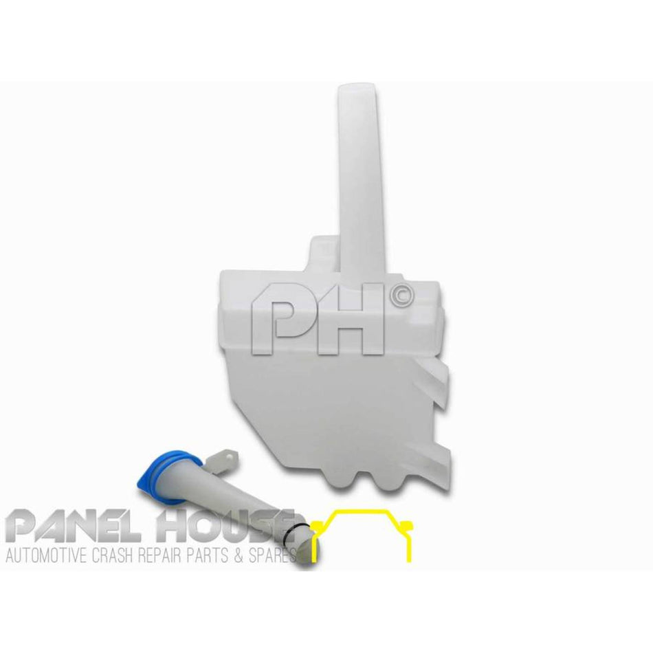Windscreen Washer Bottle With Dual Washer Pumps fits Nissan XTrail T30 01-07
