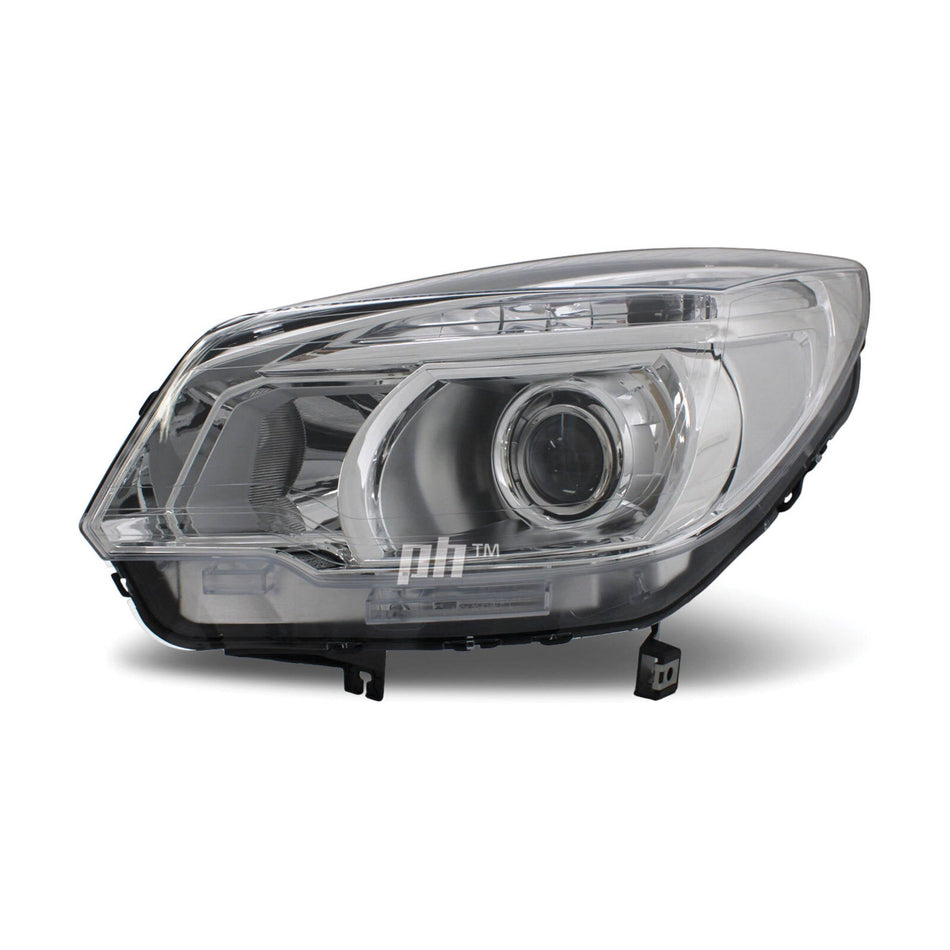 Headlight PAIR Chrome Projector ADR fits Holden Colorado RG LTZ 2012 - 2016