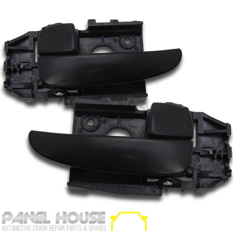 Interior Door Handles PAIR Front Fits Hyundai Elantra 2000 - 2006